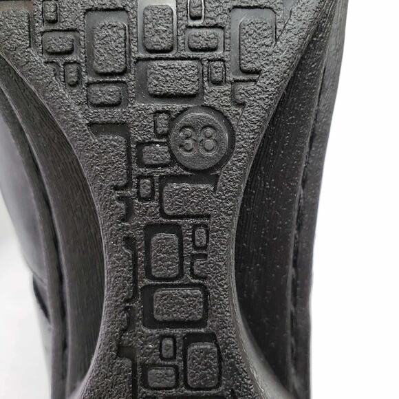 Dansko Kendra EU 38 US 8 Black Leather Mary Jane Wedge Shoes Comfort - Picture 8 of 9